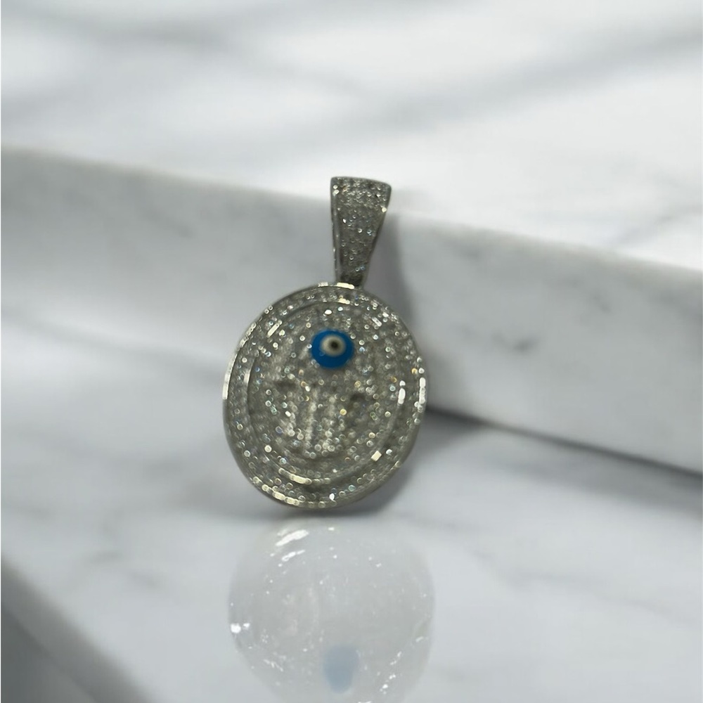 Sterling silver hamsa pendant